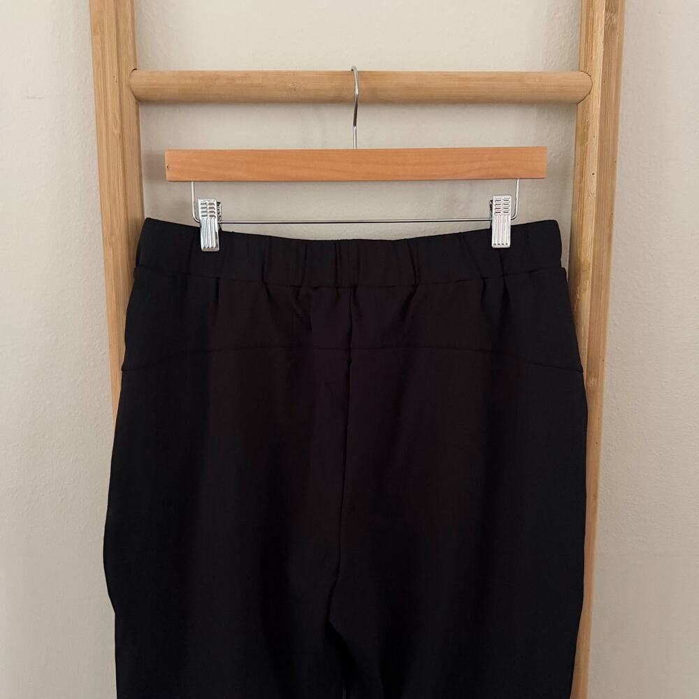 NWOT Halara Mid Rise Drawstring Quick Dry Tapered Pants Black Size L Regular - Picture 8 of 9